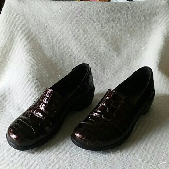 Clark's Bendables Brown croco loafers - Picture 2 of 6